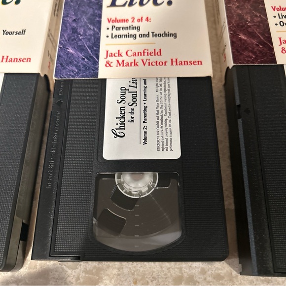 Lot Of 4 Chicken Soup For The Soul Live 1,2,3,4 VHS - Picture 7 of 9